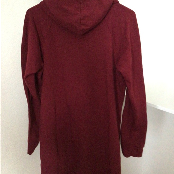 Hoodie Sweatshirt Dress - Picture 3 of 4
